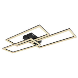 Luminosa Lighting Luminosa Tiny Integrated Led Semi Flush Ceiling Light Matt Black 3X Led Dimmable 2700-6000K Remote Control Tuya Smart - thumbnail 8