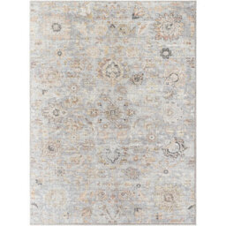 Livabliss Our Pnw Home Olympic-Vintage Grey Beige Yellow Traditional Boho Living Dining Bedroom Rug 200 X 275 Cm Easy Care, Non Shedding - thumbnail 1