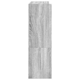 Berkfield Shoe Rack Grey Sonoma 80X25X81 Cm Engineered Wood - thumbnail 5