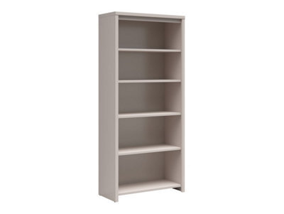 Arte Kaspian Cashmere Pinnacle 90Cm Tall Open Bookcase - 4-Level Display Shelving - image 1