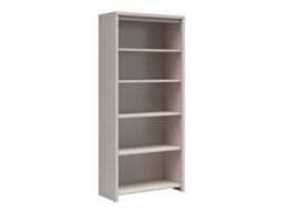 Arte Kaspian Cashmere Pinnacle 90Cm Tall Open Bookcase - 4-Level Display Shelving - thumbnail 1
