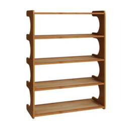 5 Tiers Shoe Rack Storage Wooden Shelf Unit Cabinet Organiser - thumbnail 1