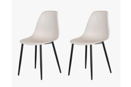 Core Products Aspen Grey Oak Effect 120Cm Rectangular Dining Table With 4 Calico Plastic Curve Chairs - thumbnail 5