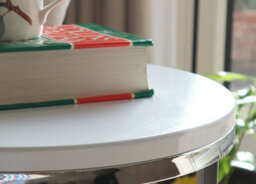 Aspect Furniture Paloma Round Side/end Table, Glossy White Tops And Chrome Base - thumbnail 5