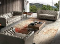 Angel Cerda Modern Rectangular Coffee Table In Walnut And Chrome-Plated Steel - thumbnail 3