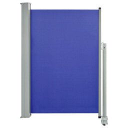 Berkfield Patio Retractable Side Awning 120X300 Cm Blue - thumbnail 2