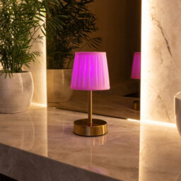 Auraglow Omniance Avalon Rechargeable Wireless Table Lamp With Remote - 2 Lamps, 4 Light Sources, 1 Remote - thumbnail 5