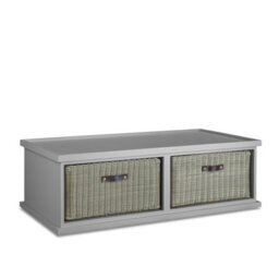 Statement Furniture Tetbury Double Washing Machine And Dryer Stand - Dove Grey - thumbnail 3