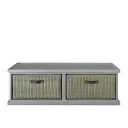 Statement Furniture Tetbury Double Washing Machine And Dryer Stand - Dove Grey - thumbnail 7