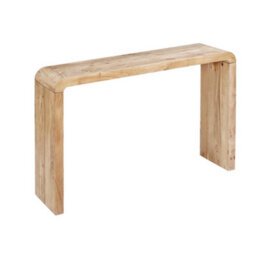 Sweeek - Exotic Acacia Wood Console Natural 120X30X75 Cm - Dana - thumbnail 2