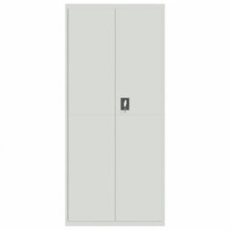 Berkfield File Cabinet Light Grey 90X40X200 Cm Steel - thumbnail 3