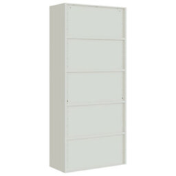 Berkfield File Cabinet Light Grey 90X40X200 Cm Steel - thumbnail 6
