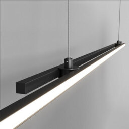 Luminosa Lighting Luminosa Maytoni Halo Modern 2 Light Integrated Led Pendant Ceiling Light Black 4000K - thumbnail 3