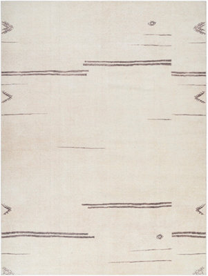 Livabliss Becki Owens Rivi-Global Ivory Grey Living Dining Bedroom Rug 200 X 275 Cm Easy Care, Non Shedding - image 1