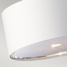 Luminosa Lighting Luminosa Balance Cylindrical Pendant Ceiling Light, Black, Polished Nickel - thumbnail 4