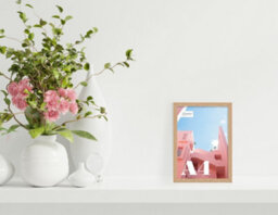A4 Oak Picture Frame Fits A4 (21 X 29.7Cm - 8.3 X 11.7In) Poster, Photo, Artwork, Or Print. - thumbnail 4
