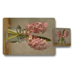 Benjamin Tate Design Placemat And Coaster Set 12 Pieces 11 By 8 Inches Placemats And 3.7 By 3.7 Inches Coasters Wood Backed Designer Artwork