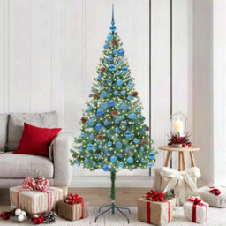 Vidaxl Artificial Christmas Tree With Stand Green 180 Cm Pvc And Steel - thumbnail 1