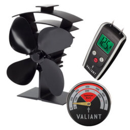 Valiant Premium Iv Stove Fan, Magnetic Thermometer And Moisture Meter - thumbnail 1