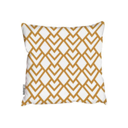 Andrew Lee Cushions - Triangle Gold Tiles (Cushion) / 60Cm X 60Cm - thumbnail 5