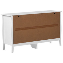 Beliani White 6-Drawer Chest Of Drawers 75 X 130 Cm Modern French Style - thumbnail 6