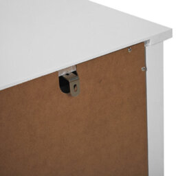 Beliani White 6-Drawer Chest Of Drawers 75 X 130 Cm Modern French Style - thumbnail 8