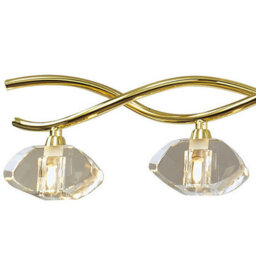 Luminosa Lighting Luminosa Alfa Linear Pendant 5 Light G9, Polished Brass - thumbnail 5