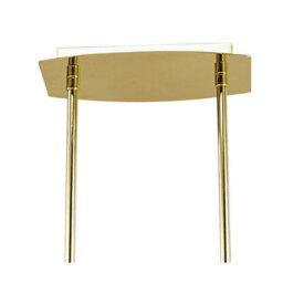 Luminosa Lighting Luminosa Alfa Linear Pendant 5 Light G9, Polished Brass - thumbnail 3