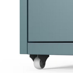 Flexispot Five Drawers Movable Under-Desk File Cabinet Grey Blue - thumbnail 7
