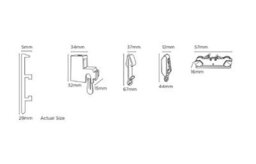 Curtains at Home White Pvc Curtain Track Bendable Flexi Track - Straight Track - 420Cm - thumbnail 5