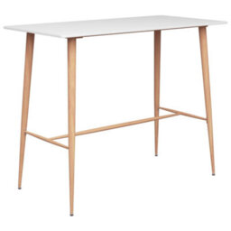 Berkfield 3 Piece Bar Set White - thumbnail 2