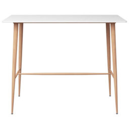 Berkfield 3 Piece Bar Set White - thumbnail 3