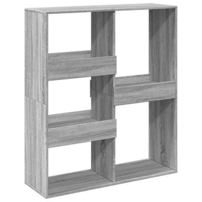 Berkfield Classic Room Divider Grey Sonoma 100X33X115 Cm Engineered Wood