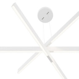 Luminosa Lighting Luminosa Maytoni Origami Modern 3 Light Integrated Led Pendant Ceiling Light White 4000K - thumbnail 4