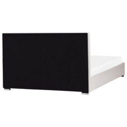 Beliani Ottoman Bed Fabric Rouen 180 X 200 Cm (Eu Super King) Light Beige - thumbnail 8