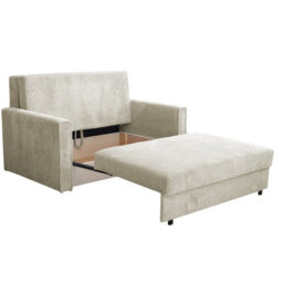 Viva Bis Ii Premium Upholstered Sofa Bed For Living Room With Storage Chipboard Frame 133X85X98Cm Blue - thumbnail 5