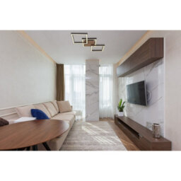 Luminosa Lighting Luminosa Kaden Integrated Led Semi Flush Ceiling Light Matt Black 3X Led 3000K - thumbnail 5