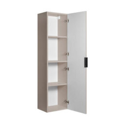 Heze Furniture Flow Wall-Mounted 2 Bathroom Vanity Cabinets Set With Basin 80Cm - Cashmere - thumbnail 6