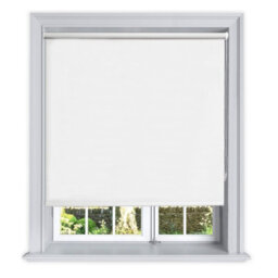 Lister Cartwright Blackout Plain Roller Blinds Windows Blind Child Safety Included (White, 60 Cm Width X 160 Cm Drop) - thumbnail 2