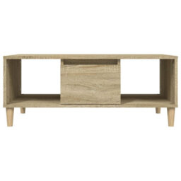 Berkfield Durable Coffee Table Sonoma Oak 90X50X36,5 Cm Engineered Wood - thumbnail 7