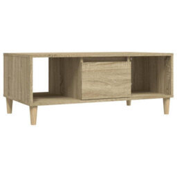 Berkfield Durable Coffee Table Sonoma Oak 90X50X36,5 Cm Engineered Wood - thumbnail 1