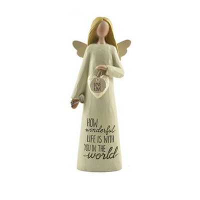 Feather & Grace Angel Figurine - Love (Wonderful Life) - image 1