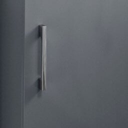 Affine 400mm Bathroom Basin Vanity Unit Furniture Grey Waterfall Mixer Tap Free Waste - thumbnail 6