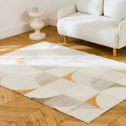 Sweeek - Interior Rug, Retro Pattern, Cream Pile 200 X 290Cm - thumbnail 3