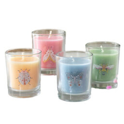Something Different Mandarin & Bergamot Floral Bug Scented Candle (Pack Of 4) Multicoloured (One Size) - thumbnail 3