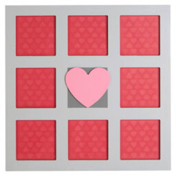 Orsina Interiors Premier Kids Heart Design Wall Frame, Personalised Photo Frame, Living Room Photo Frame, Modern Single Photo Frame - thumbnail 1