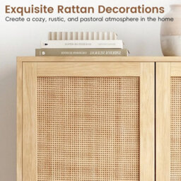 108Cm 6-Tier Rattan Shoe Cabinet - thumbnail 5