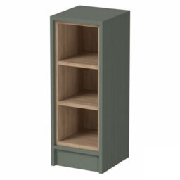 Affine Freestanding Open Shelf Unit Storage Cabinet Green Bathroom Furniture 300mm - thumbnail 3