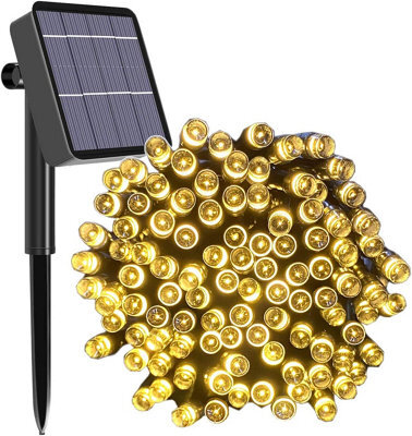Waterproof Solar Powered Fairy String Light In White 22 Meters 200 Led - image 1