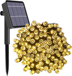 Waterproof Solar Powered Fairy String Light In White 22 Meters 200 Led - thumbnail 1